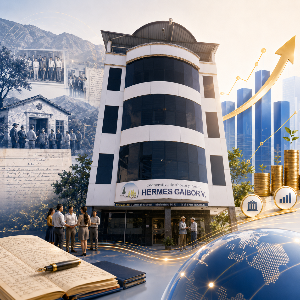 Reseña histórica Hermes Gaibor